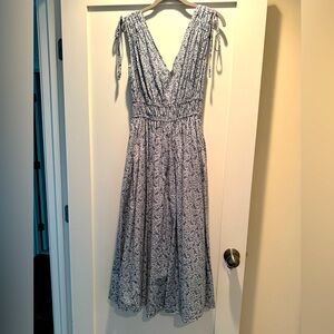 Madewell Maxi Dress - Blue & White Floral - Size 00
